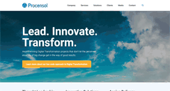 Desktop Screenshot of procensol.com