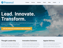 Tablet Screenshot of procensol.com